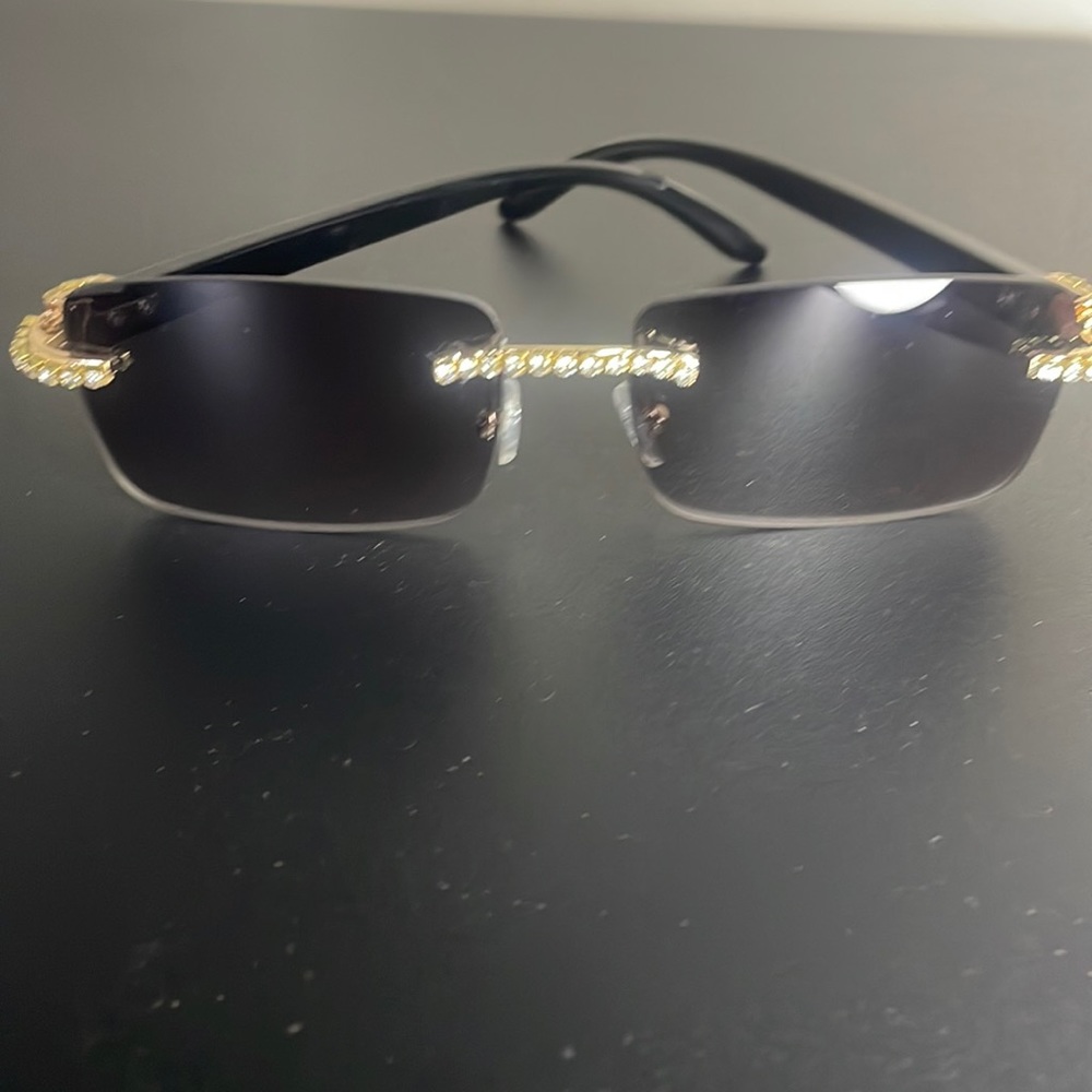 Black with bling sunglasses